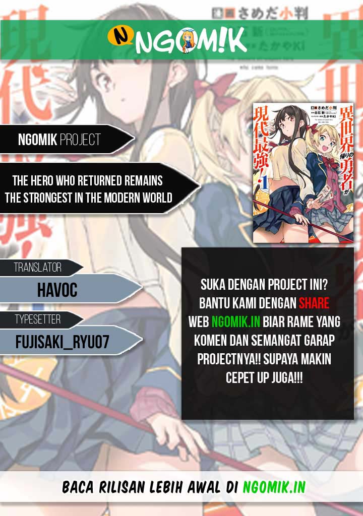 Dilarang COPAS - situs resmi www.mangacanblog.com - Komik the hero who returned remains the strongest in the modern world 008.2 - chapter 8.2 9.2 Indonesia the hero who returned remains the strongest in the modern world 008.2 - chapter 8.2 Terbaru 0|Baca Manga Komik Indonesia|Mangacan