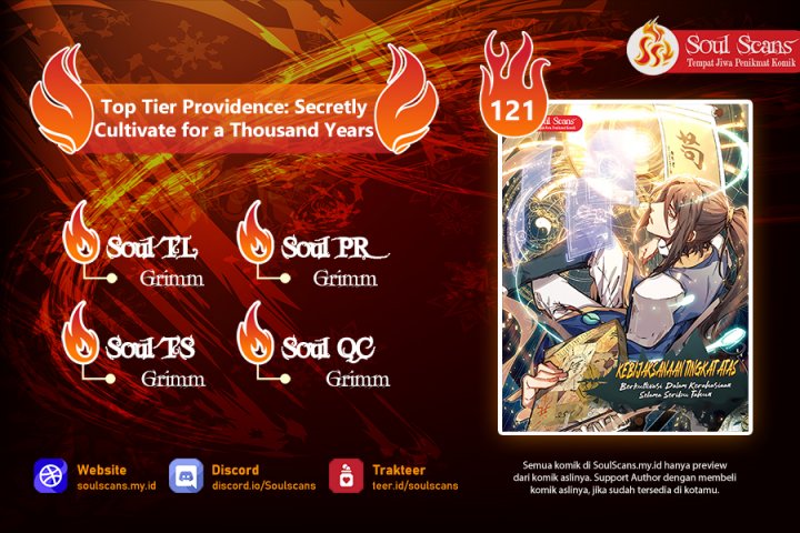 Dilarang COPAS - situs resmi www.mangacanblog.com - Komik top tier providence secretly cultivate for a thousand years 121 - chapter 121 122 Indonesia top tier providence secretly cultivate for a thousand years 121 - chapter 121 Terbaru 0|Baca Manga Komik Indonesia|Mangacan